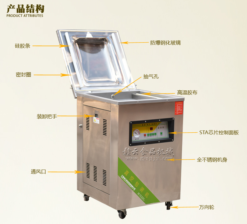 真空包裝機(jī)結(jié)構(gòu)圖